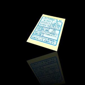 JDM Civic EK9 Type R B16B CTR Air Pressure Tag