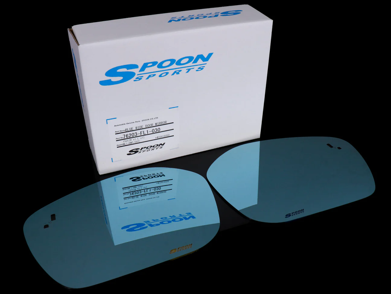 SPOON BLUE WIDE SIDE MIRROR SET - 2022+ CIVIC